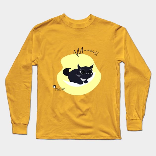 Maxwell the cat meme anime version Long Sleeve T-Shirt by ZOOLAB